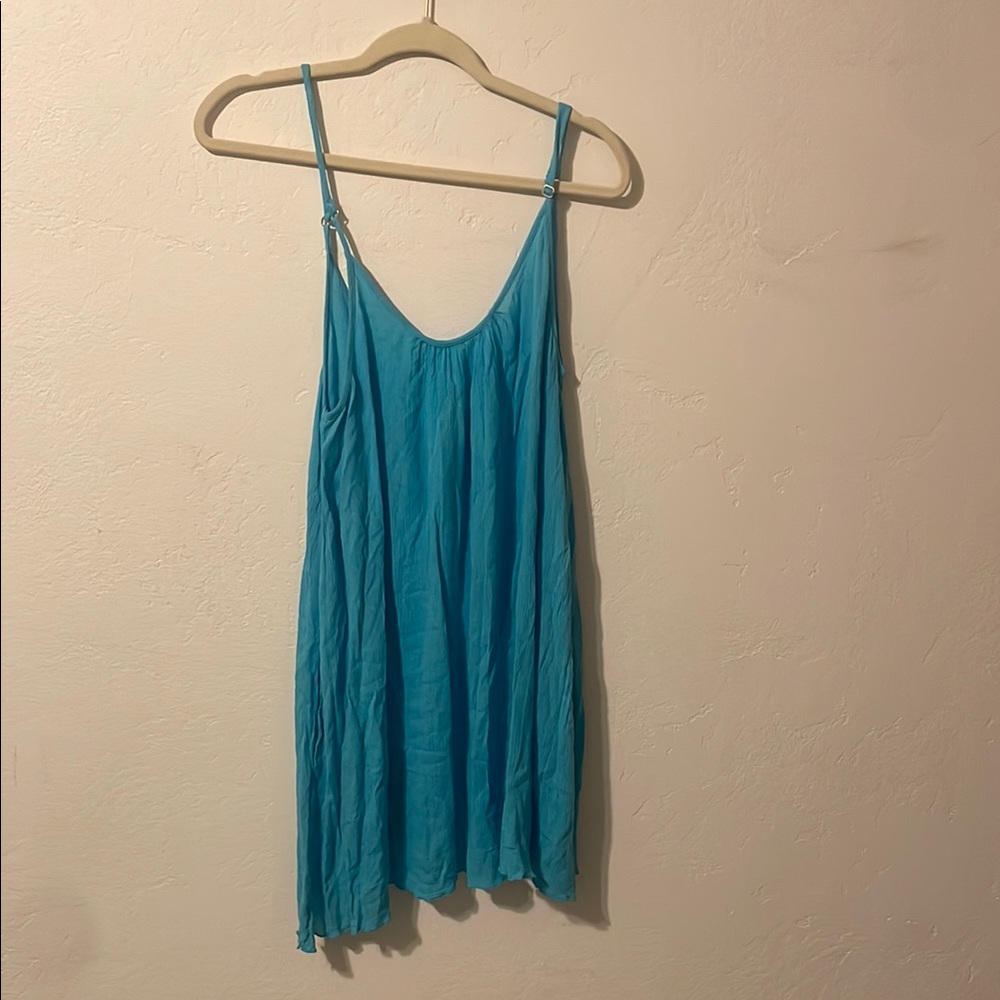 Blue Swim Coverup